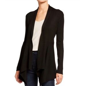 Carmen Marc Valvo | Open Cascading Ribbed Cardigan